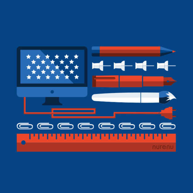 Nurenu Brand Marketing, Illustration, Graphic Design, 4th of July